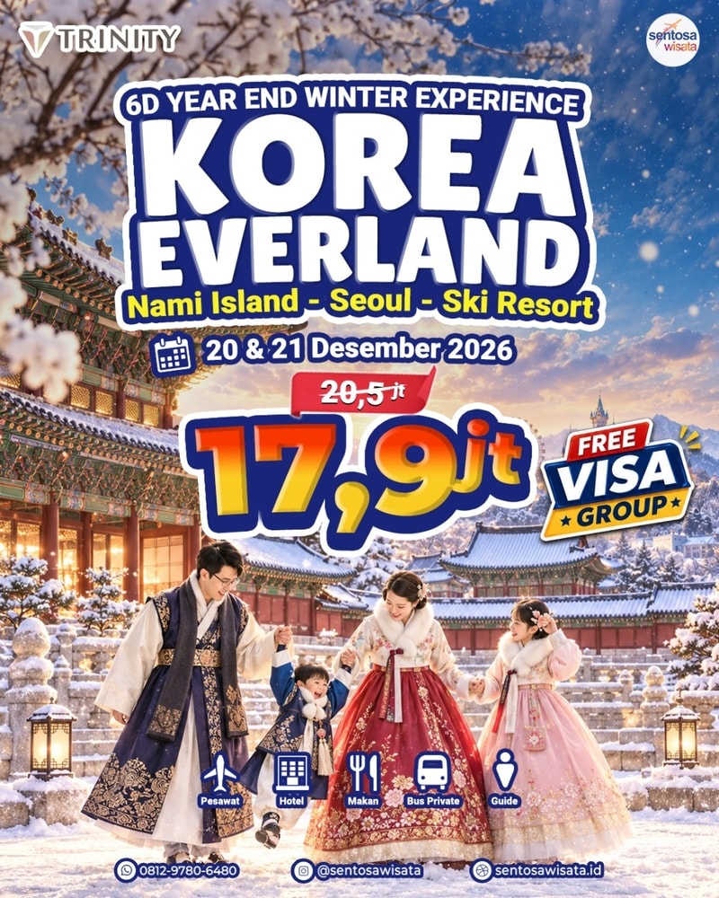 paket tour korea desember