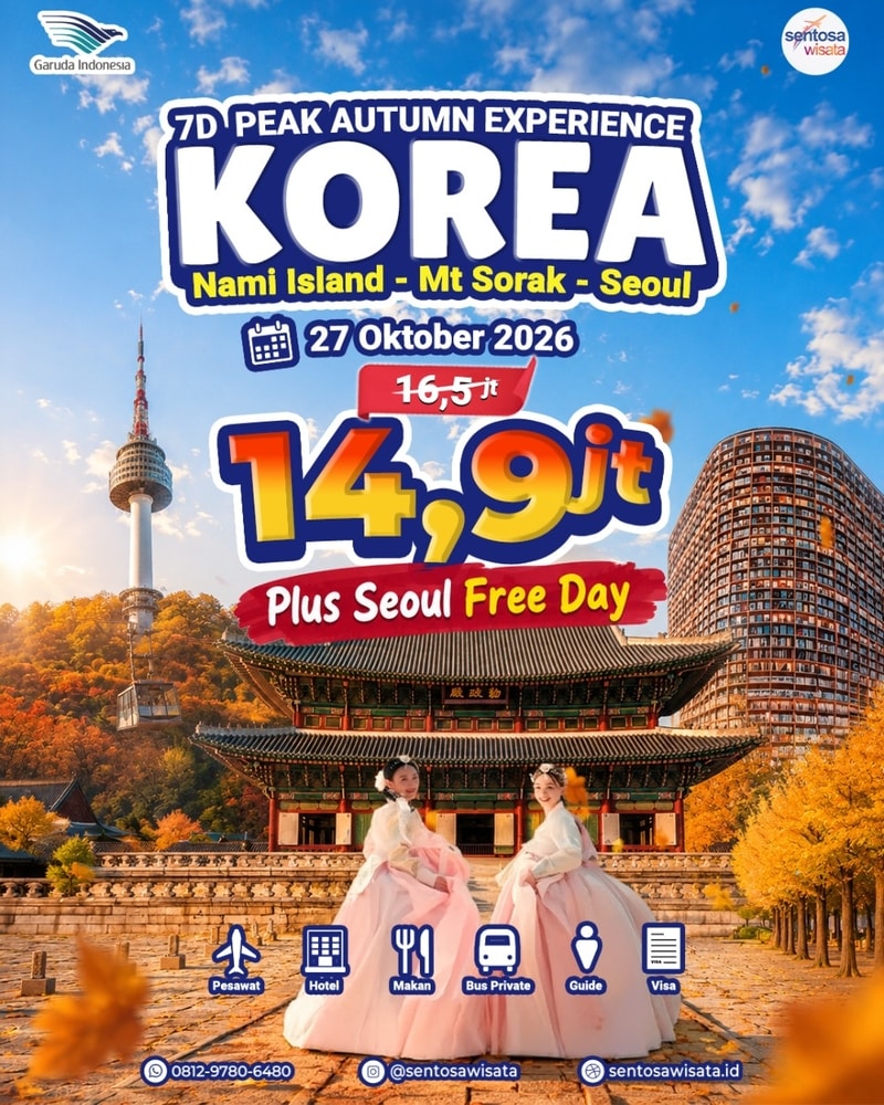 paket wisata korea autumn