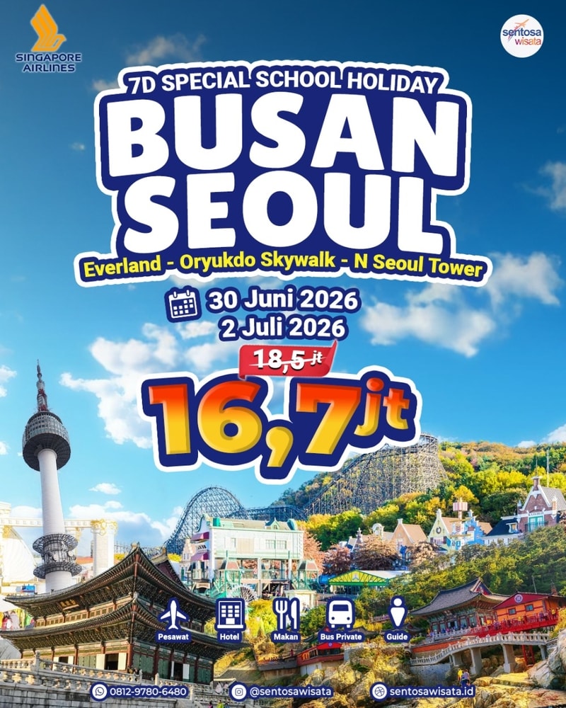 paket tour korea busan libur sekolah