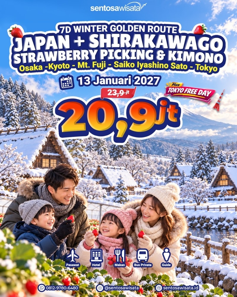 paket tour jepang winter