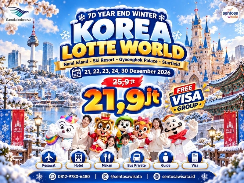 Paket Tour Korea Winter Lotte