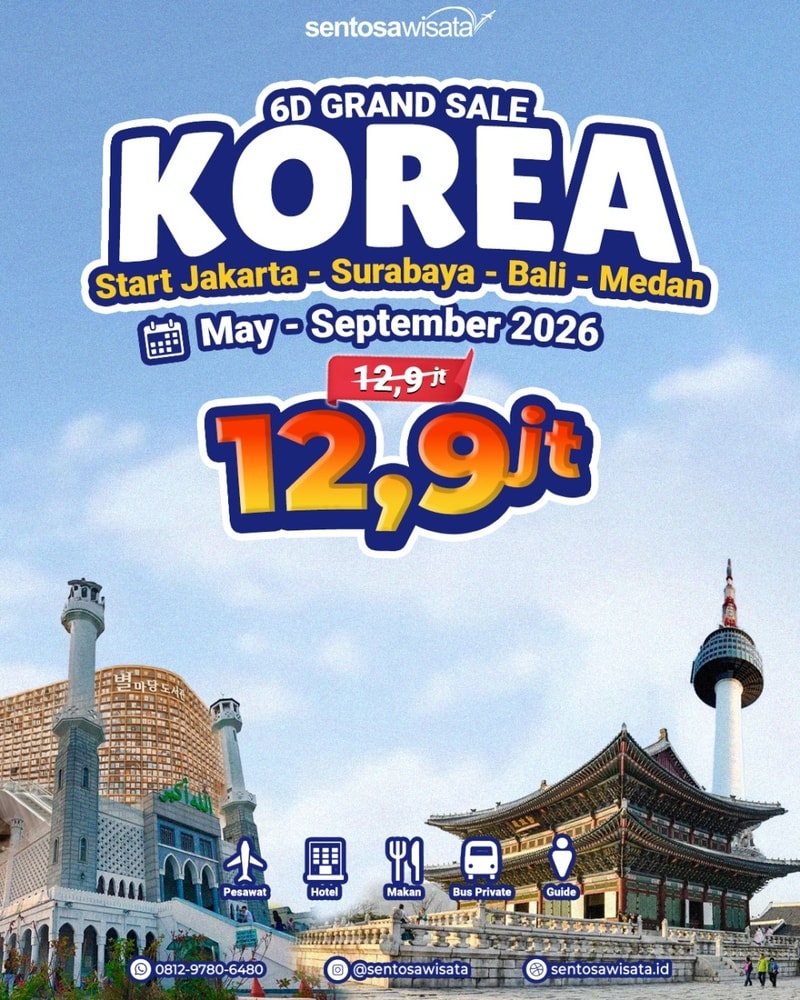 paket tour korea murah