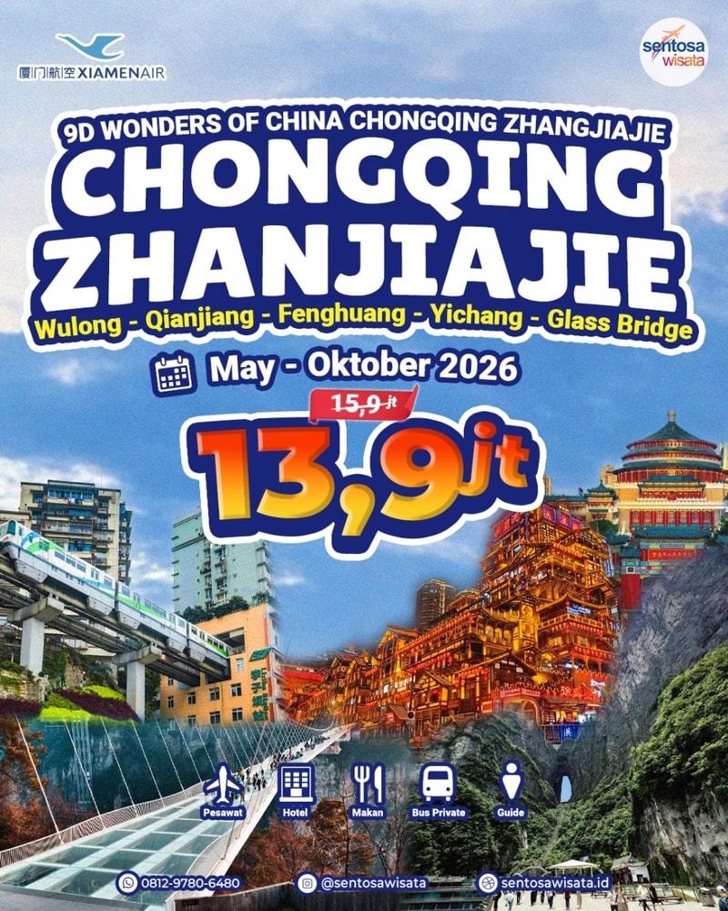 tour chongqing zhangjiajie 2026