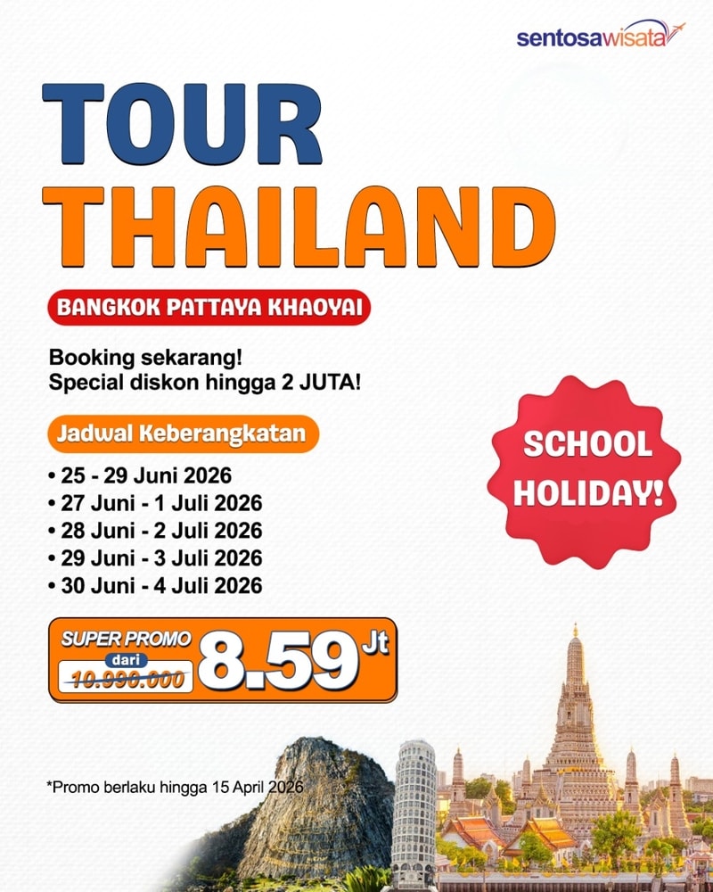 tour thailand libur sekolah