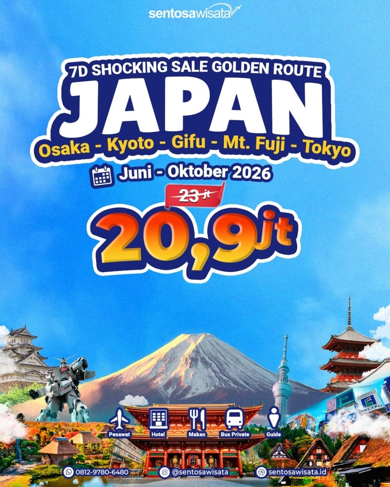paket tour jepang shirakawago 2026