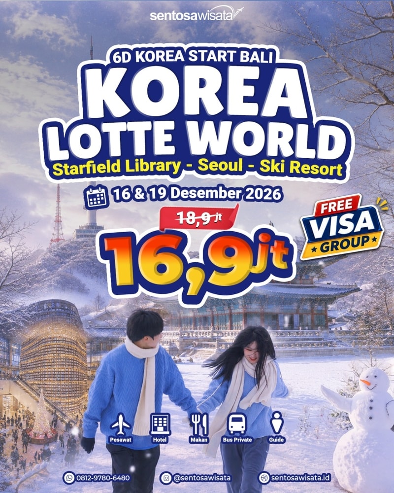 paket tour korea tahun baru