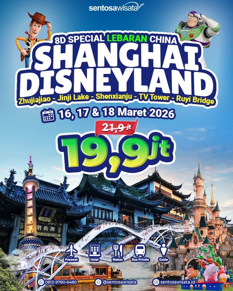 paket tour china kebaran disneyland