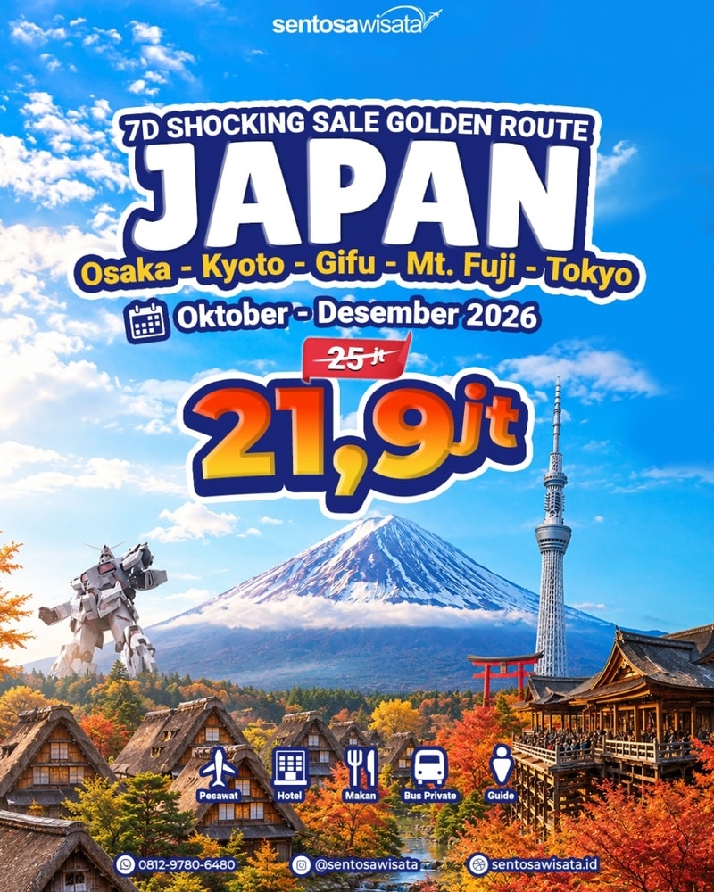 paket tour jepang shirakawago 2026