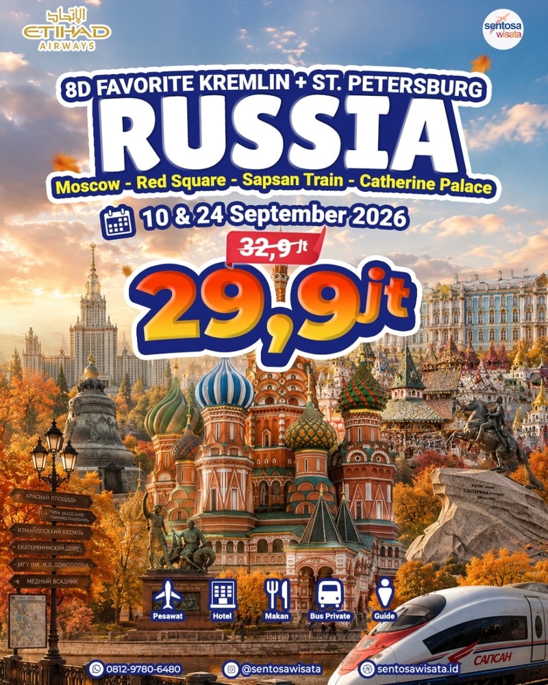 Tour Russia murah