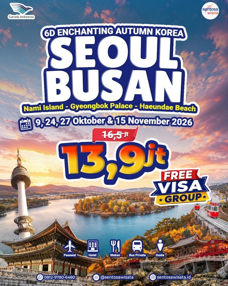 paket tour korea busan libur sekolah