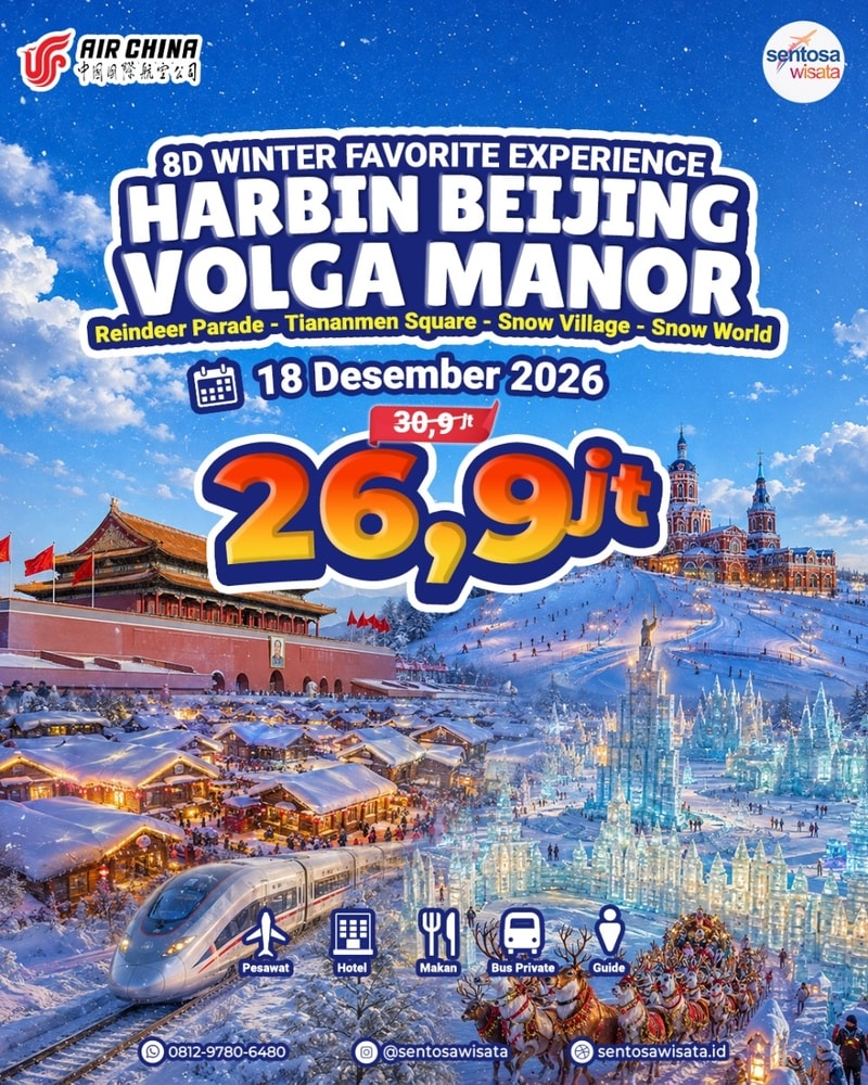paket tour harbin murah
