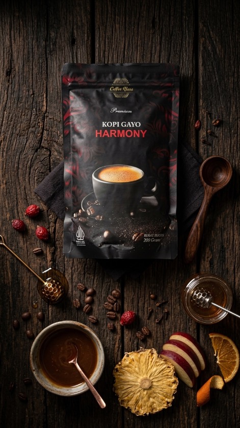 ☕❤️ Kopi Gayo Harmony Premium 200gr

Harmoni rasa dalam setiap tegukan. Kopi Gayo Harmony hadir sebagai perpaduan karakter terbaik dari dataran tinggi Gayo, menghasilkan secangkir kopi dengan rasa yang seimbang, lembut, dan mudah dinikmati oleh siapa saja.

✨ Tasting Notes
🍯 Honey
🍍 Dried Pineapple
🍎 Red Apple
🍊 Orange Citrus
🍫 Smooth Chocolate Finish

Dengan aroma yang kaya, acidity yang cerah namun nyaman, body yang lembut, serta sentuhan manis alami di akhir seduhan, Gayo Harmony menjadi pilihan sempurna untuk menemani pagi yang produktif maupun sore yang santai.

Nikmat diseduh menggunakan V60, Kalita, AeroPress, French Press, hingga Espresso, menghadirkan pengalaman ngopi yang konsisten di setiap cangkir.

📦 Netto 200gr
🌱 100% Arabika Gayo Premium
🔥 Fresh Roasted untuk menjaga kualitas dan cita rasa terbaik.

Karena secangkir kopi terbaik bukan hanya soal rasa, tetapi tentang harmoni yang tercipta di setiap seduhan. ☕✨