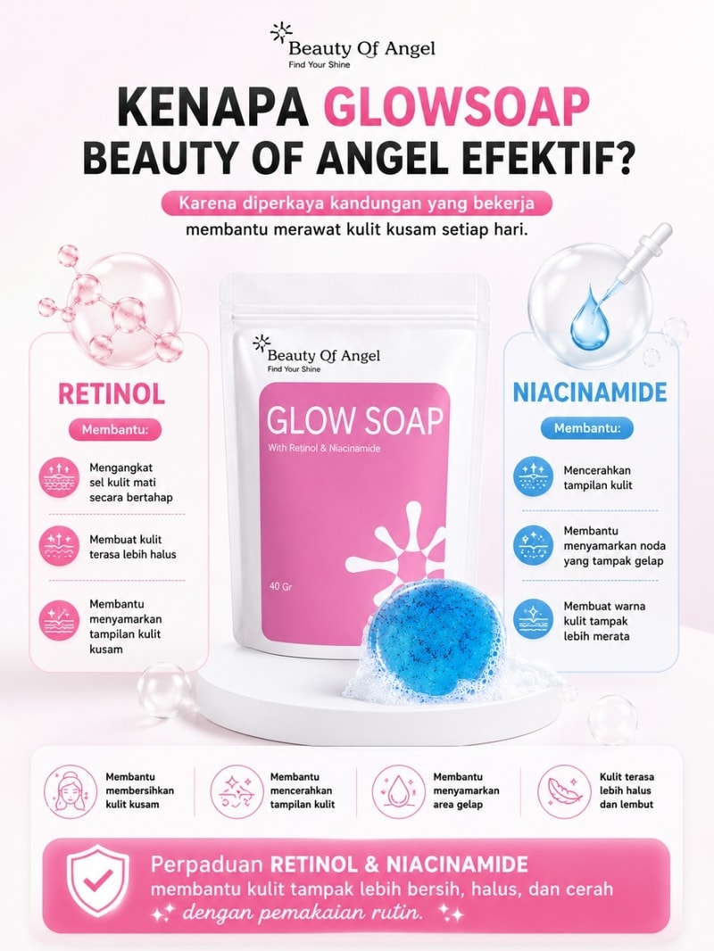 Beauty Of Angel Glow Soap — Promo Spesial B8 — Fitur & Manfaat 5