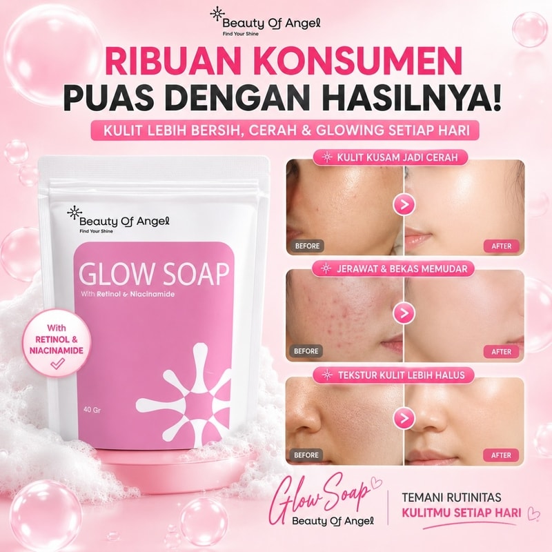 Beauty Of Angel Glow Soap — Promo Spesial B8 — Fitur & Manfaat 2