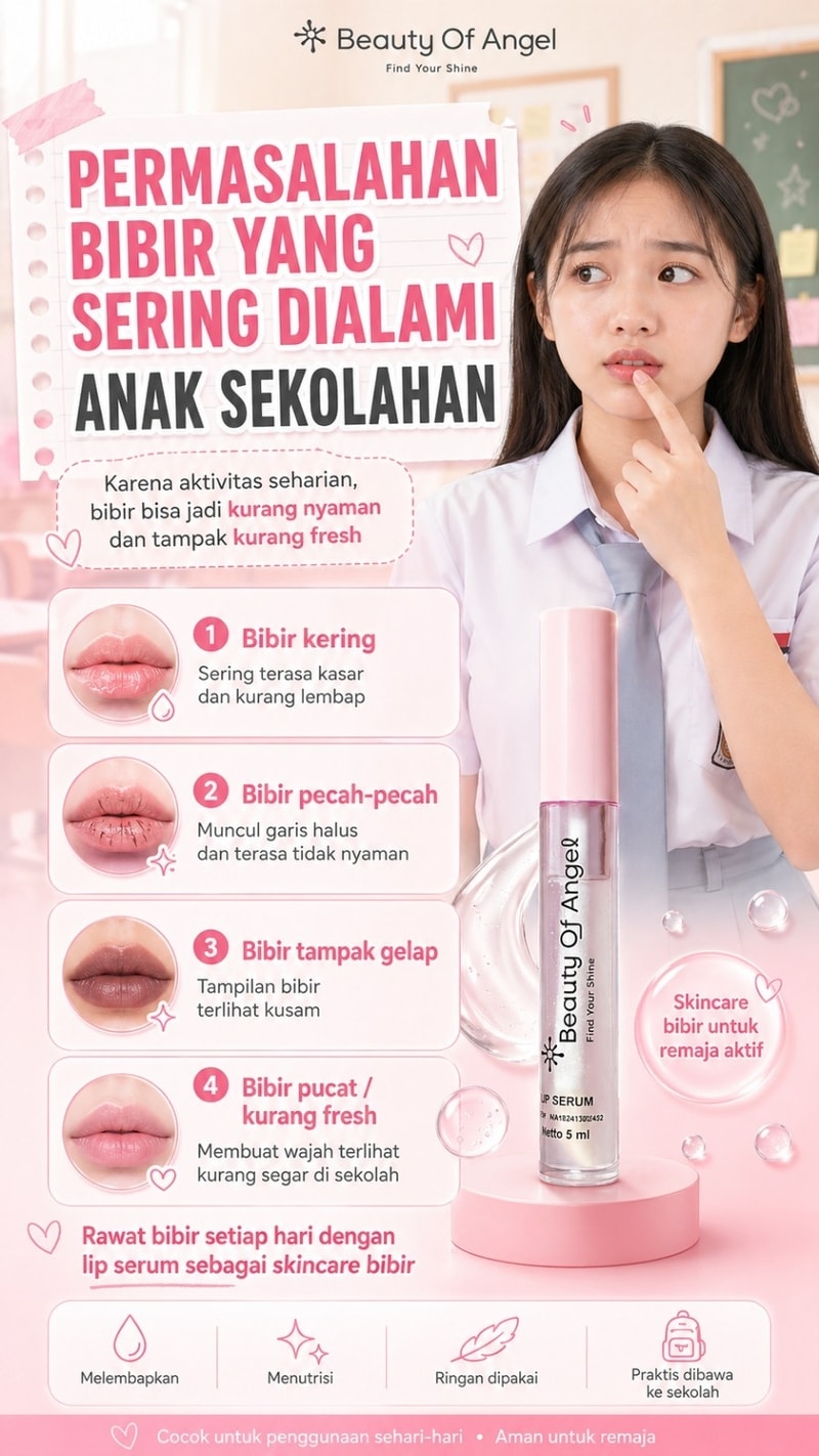 Beauty Of Angel Lip Serum — Promo Spesial B11 — Fitur & Manfaat 1