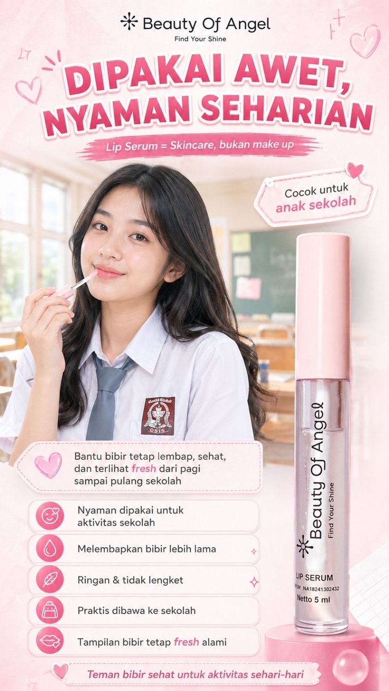 Beauty Of Angel Lip Serum — Promo Spesial B11 — Fitur & Manfaat 5