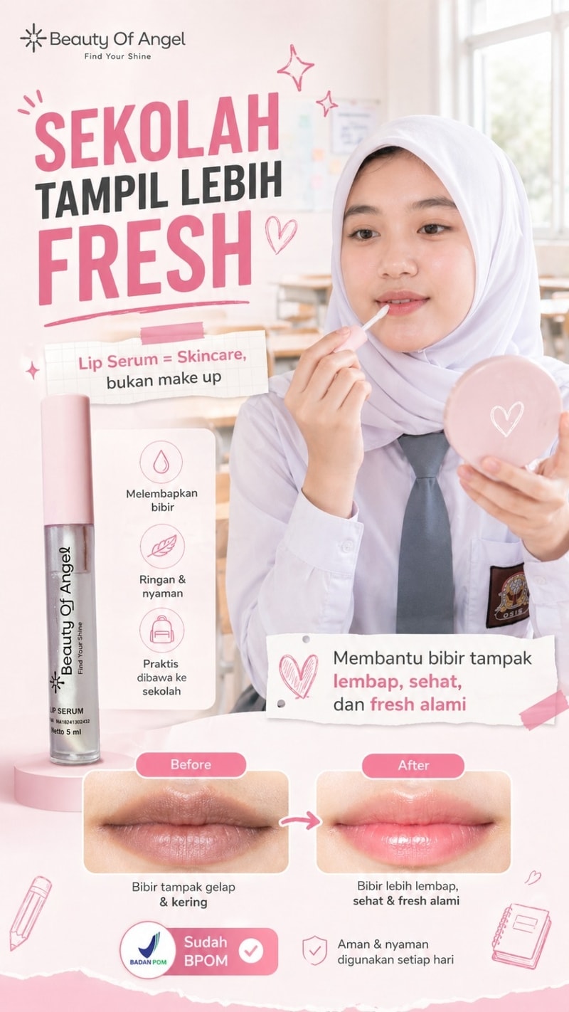 Beauty Of Angel Lip Serum — Promo Spesial B11 — Fitur & Manfaat 2