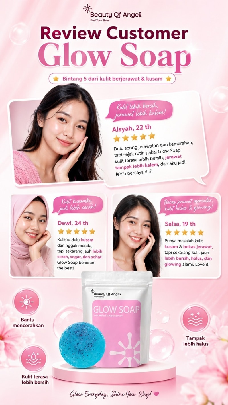 Beauty Of Angel Glow Soap — Promo Spesial B7 — Fitur & Manfaat 6