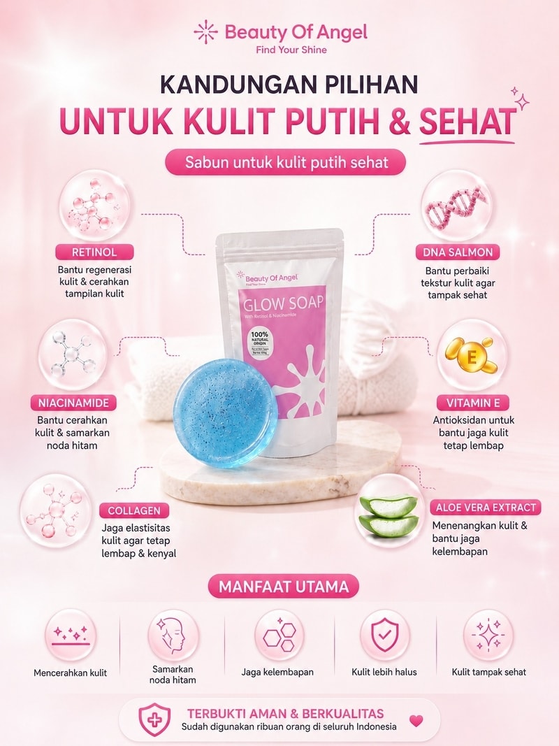 Beauty Of Angel Glow Soap — Promo Spesial B7 — Fitur & Manfaat 3