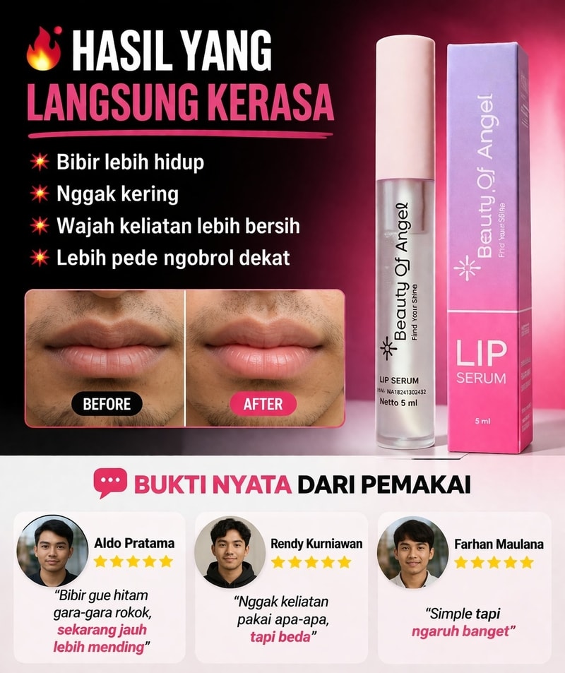 Beauty Of Angel Lip Serum — Promo Spesial B7 — Fitur & Manfaat 5