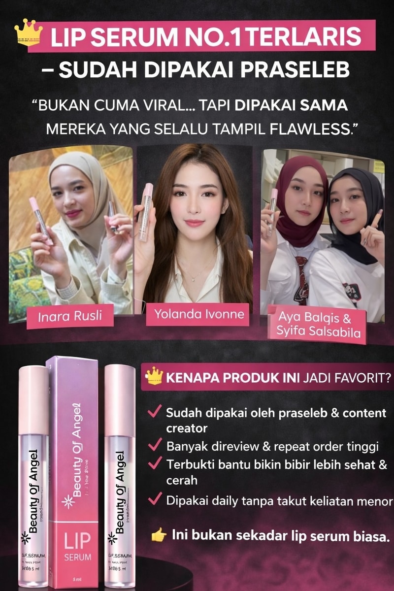 Beauty Of Angel Lip Serum — Promo Spesial B8 — Hero Utama