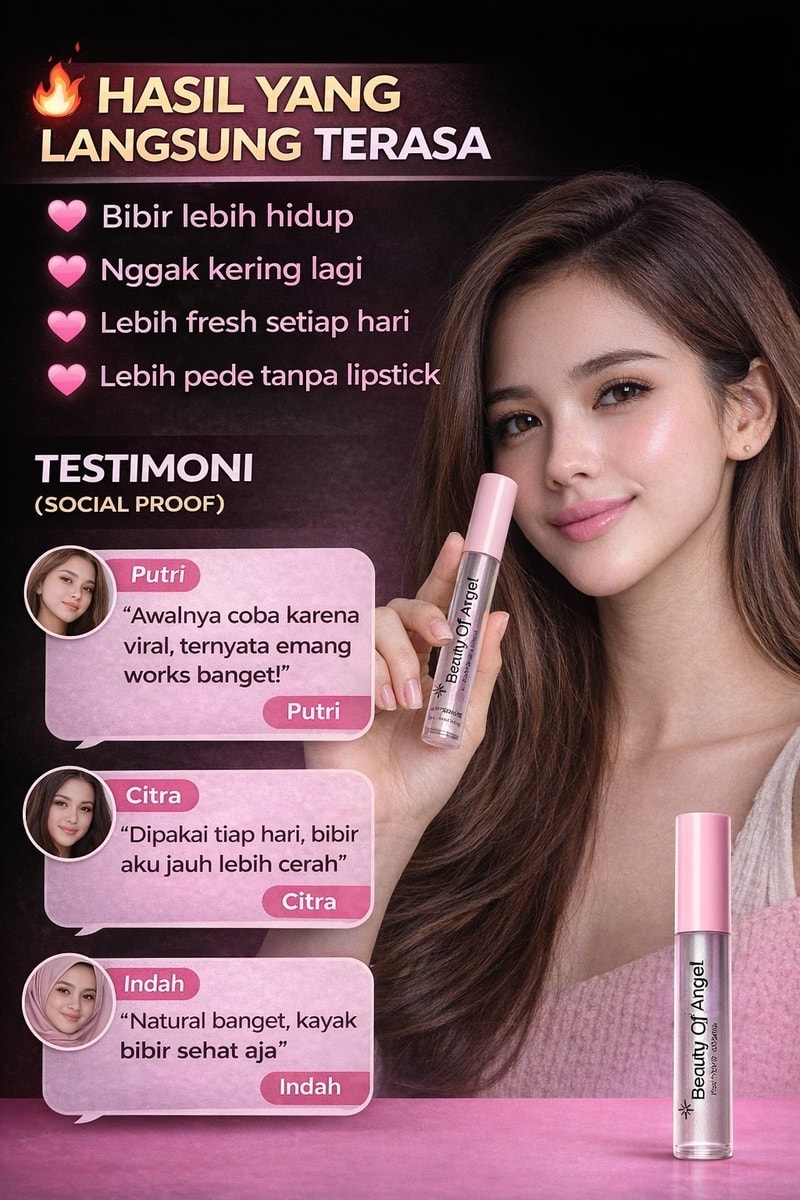 Beauty Of Angel Lip Serum — Promo Spesial B8 — Fitur & Manfaat 3
