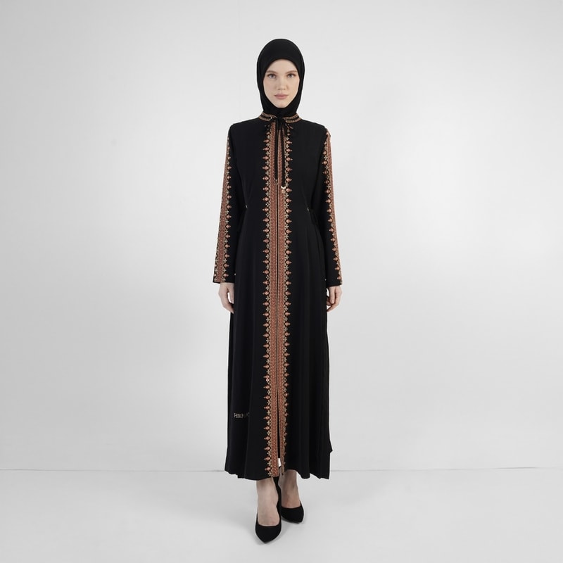 HIKMAT A3751 - Noura Ripple Abaya