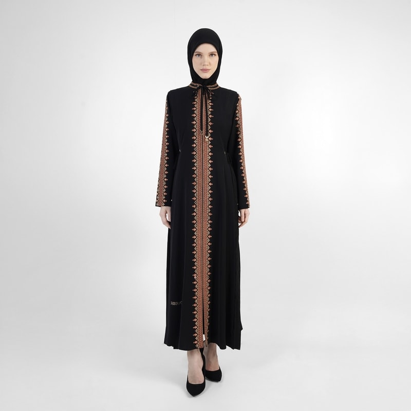 HIKMAT A3751 - Noura Ripple Abaya