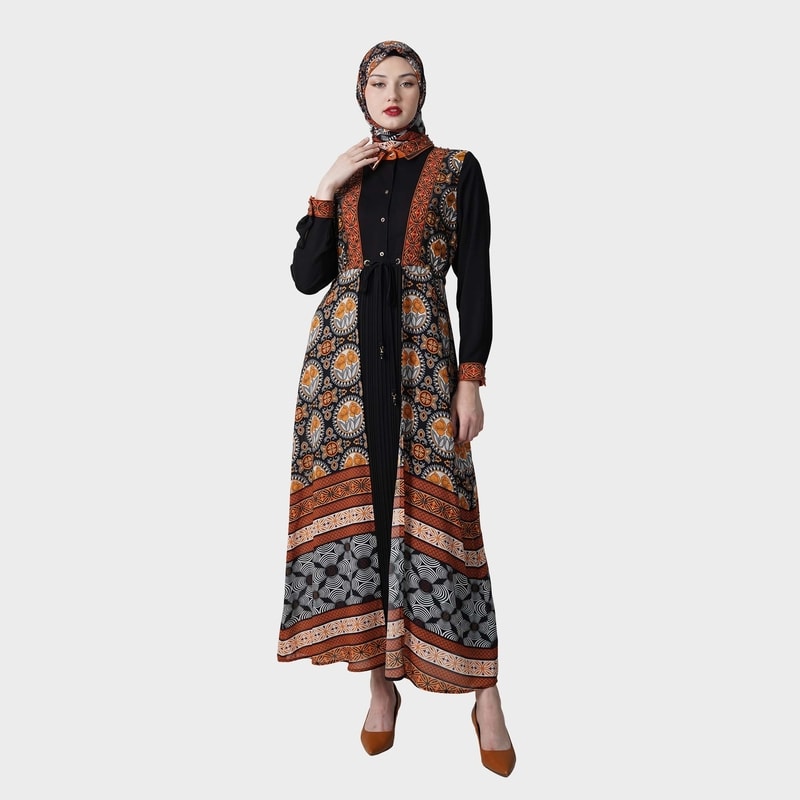 HIKMAT A8896 - Retro Luxe Abaya