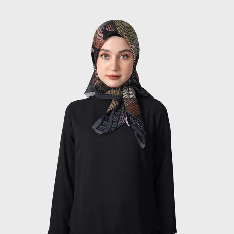HIKMAT S2062 - Glyph Weave Headscarf
