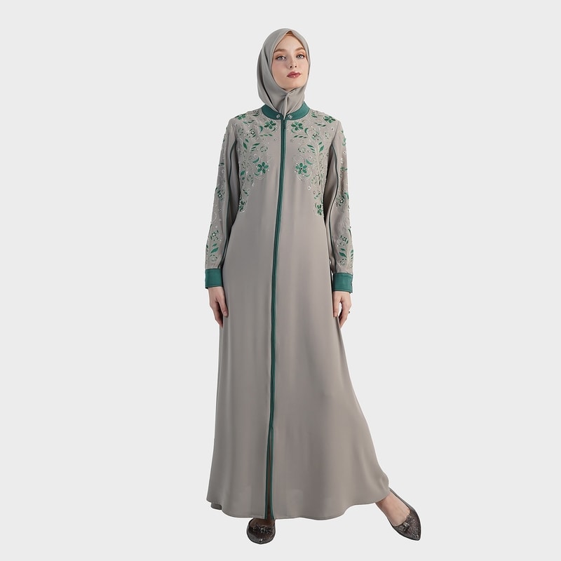 HIKMAT A8854 - Silva Rose Abaya