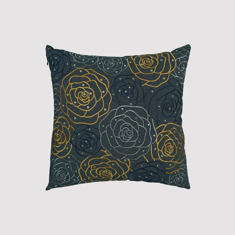 HIKMAT Q202553 - Rosetterace Decorative Pillow