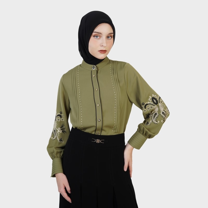 HIKMAT B6868 - Azeela Trait Blouse