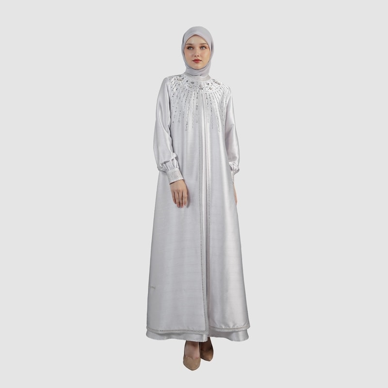 HIKMAT A4436 - Rainfall de Luxe Abaya
