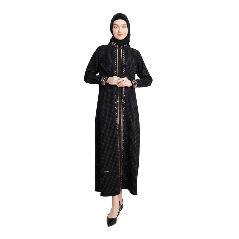 HIKMAT C4469-03 - Nocturne Gold Abaya