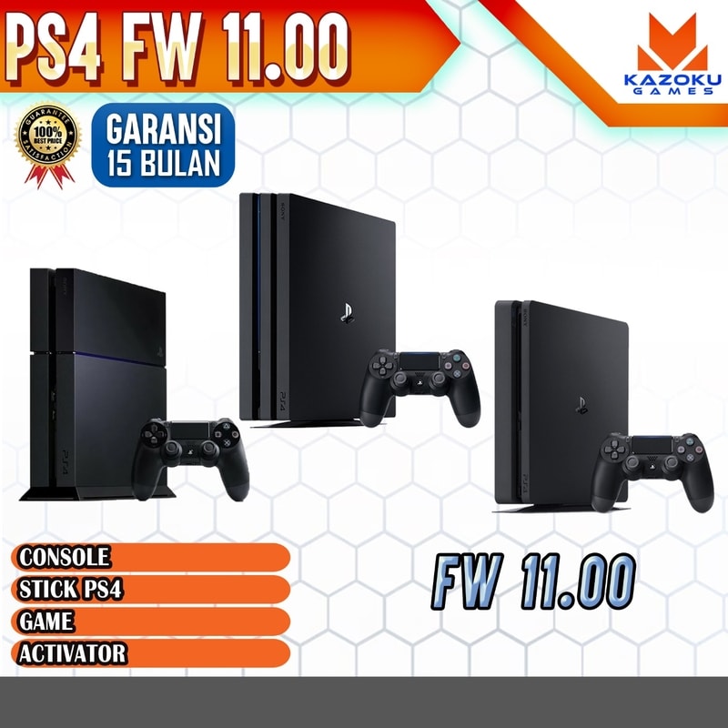 Ps4 Hen 11 Warna Hitam