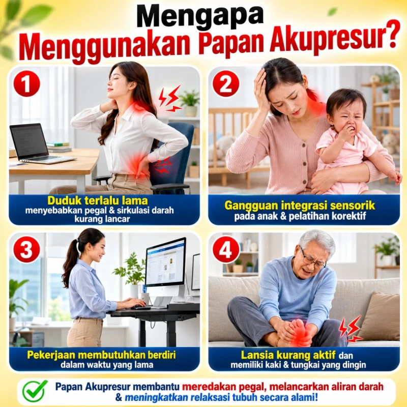 Mengapa Menggunakan Papan Akupresur?