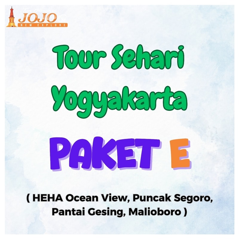 Tour Sehari Jogja Paket E