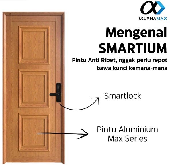 Pintu Aluminium dan Smartlock Masa Kini: Kombinasi Modern untuk Keamanan dan Kemudahan