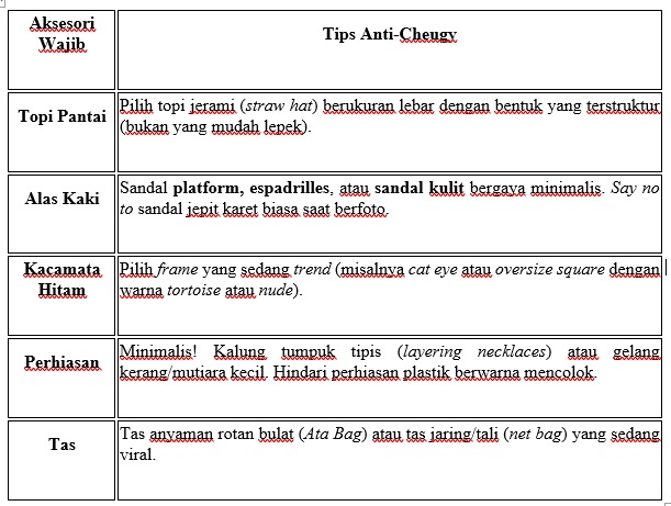 Pelengkap OOTD Anti-Cheugy