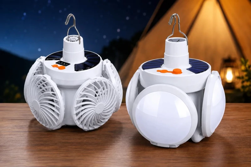 Solar LED & 1 PC Solar Fan