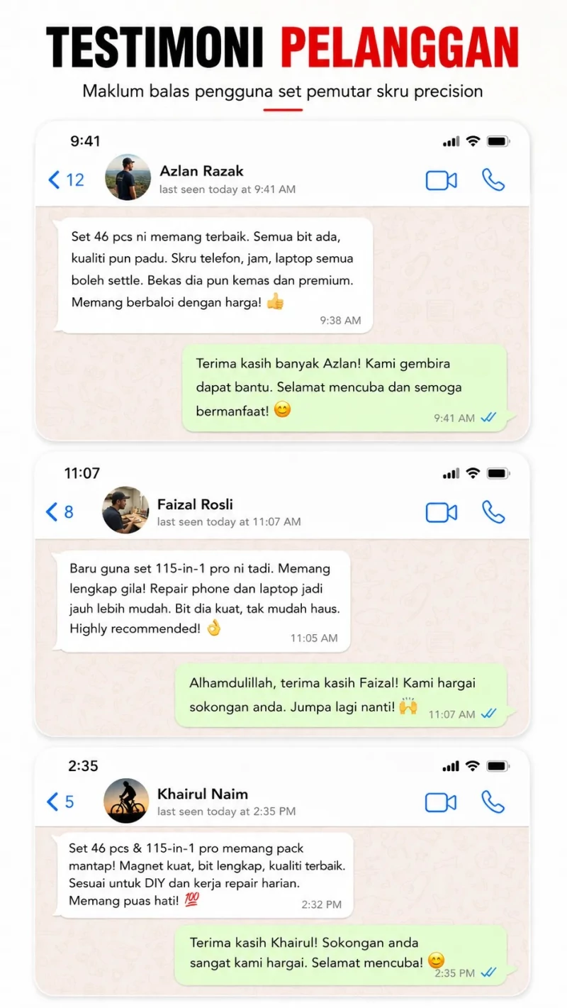 Testimoni Pelanggan