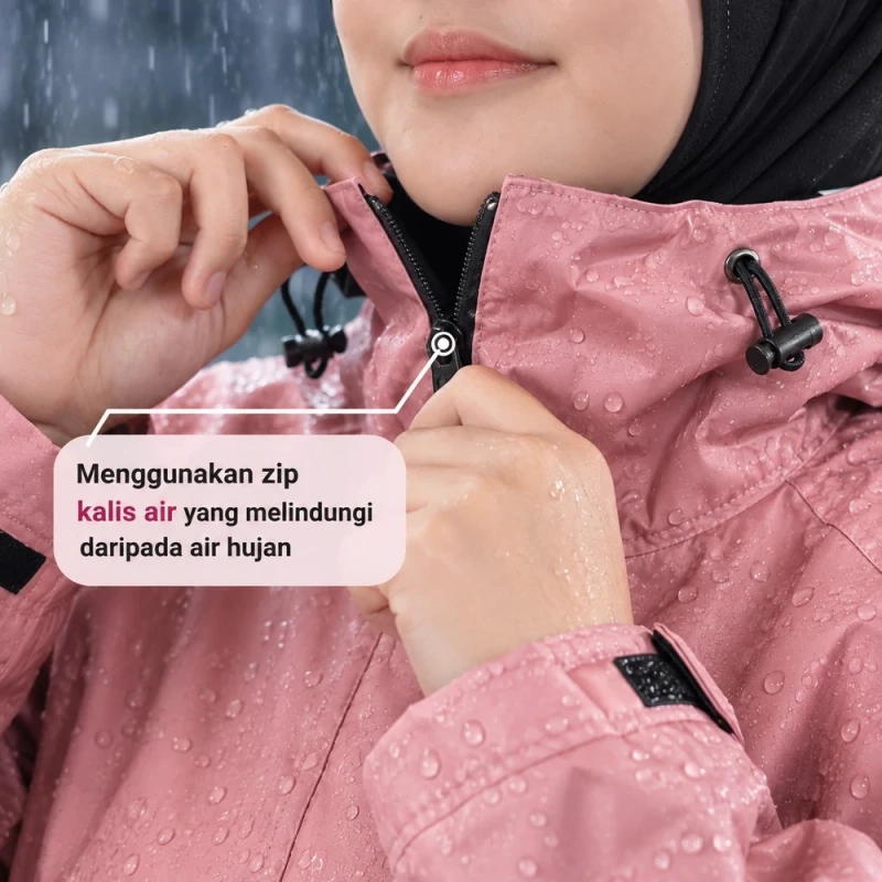 Hoodie jas hujan
