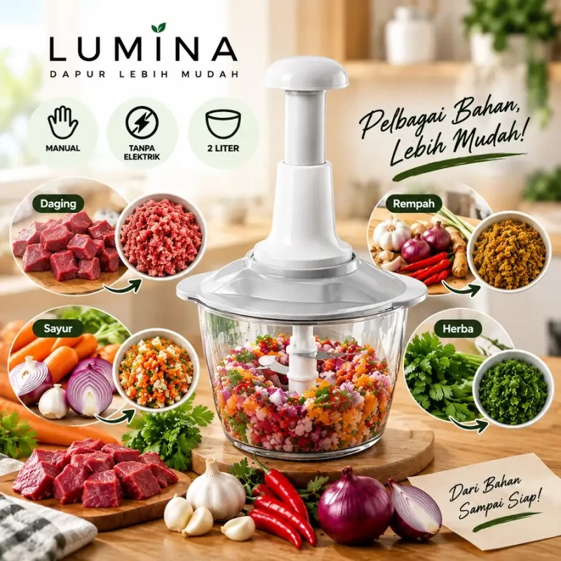 LUMINA digunakan untuk menyediakan bahan masakan