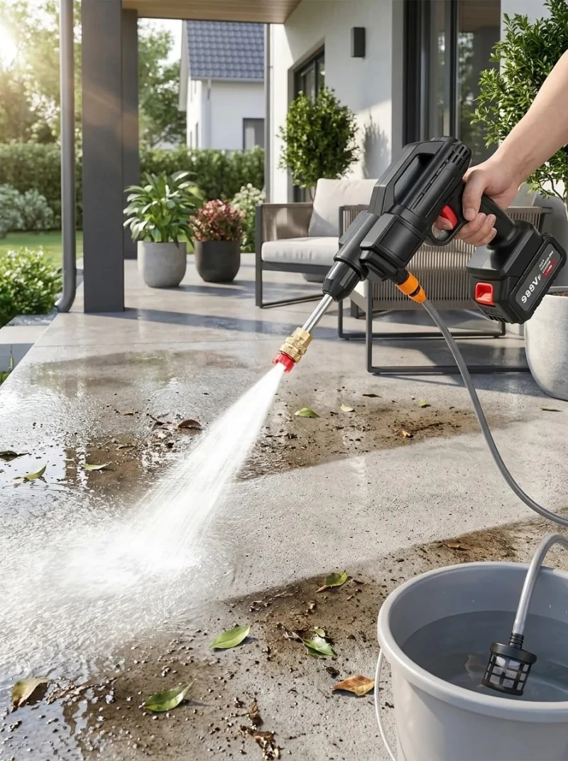 Water Jet 988VF untuk membersihkan lantai dan porch