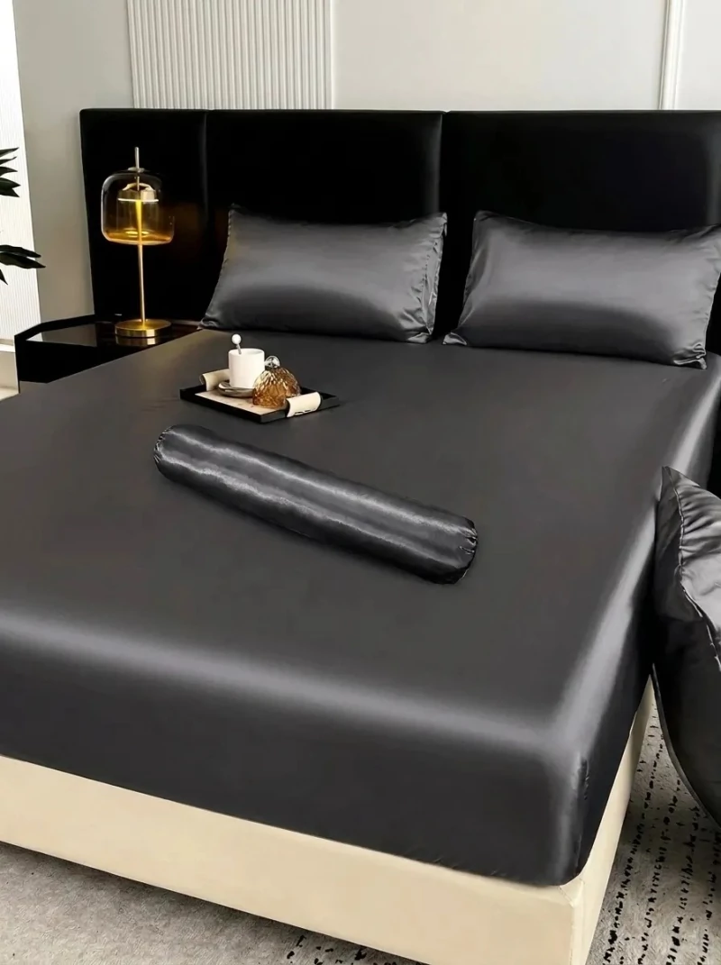 Cadar satin warna Dark Gray