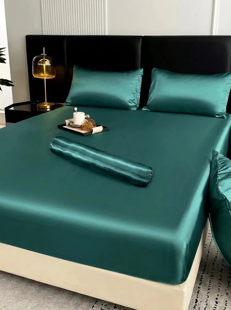 Cadar satin warna Elegant Jade