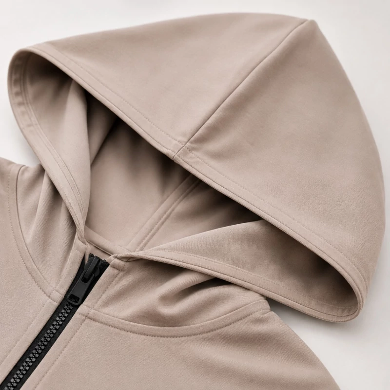 Detail hoodie pengganti hijab