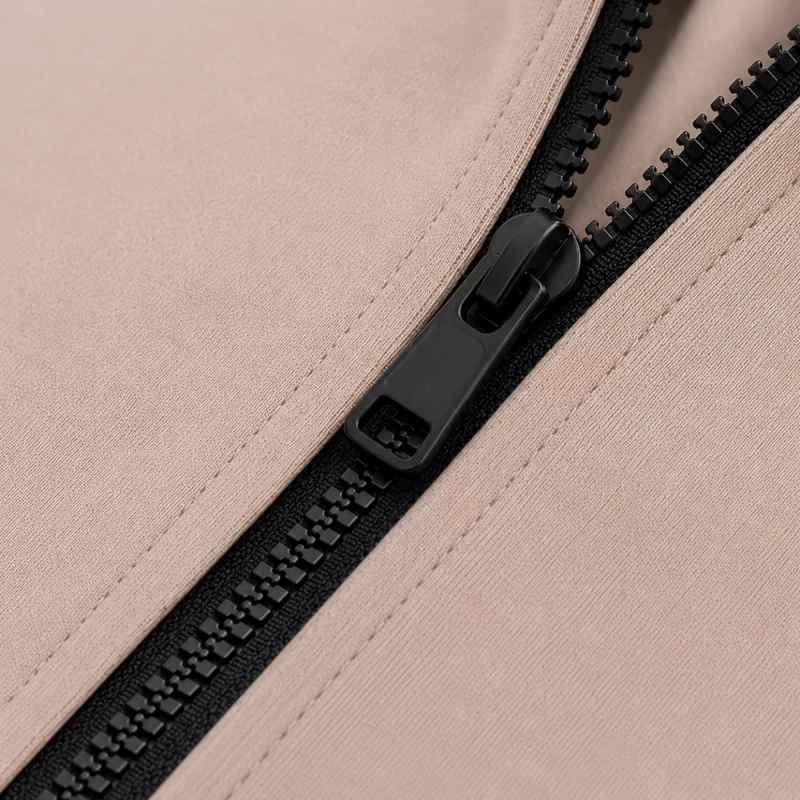 Detail zipper hoodie