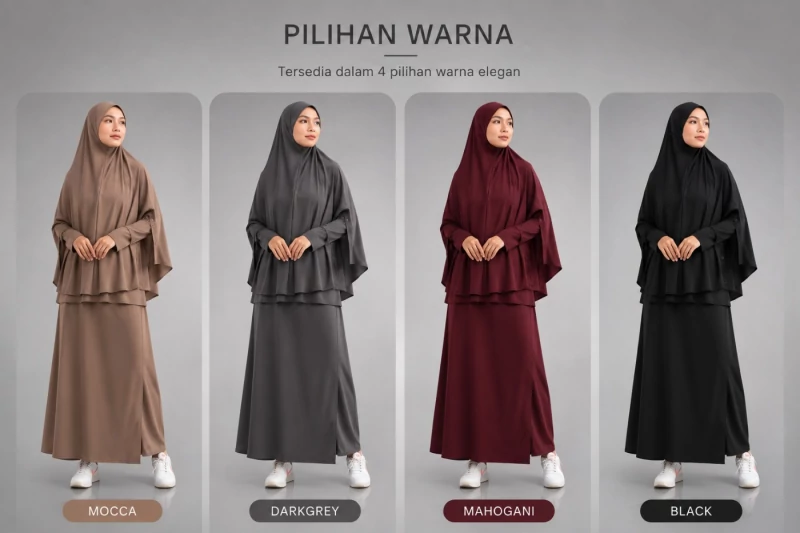 Pilihan Warna Muslimah Activewear